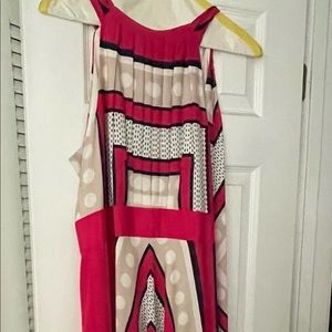 Eliza J size 16 pink maxi dress